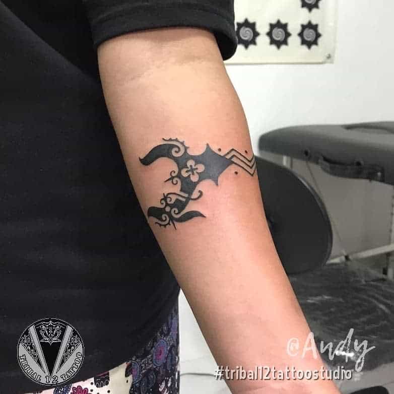forearm simple tribal tattoos tribal12tattoostudio