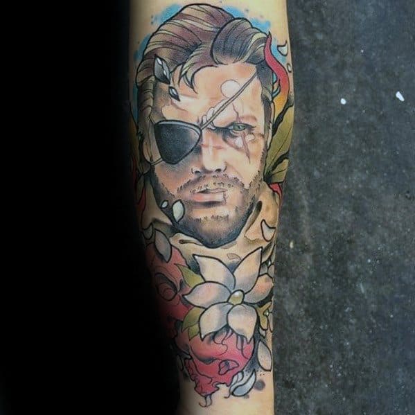 Forearm Unique Mens Metal Gear Tattoos