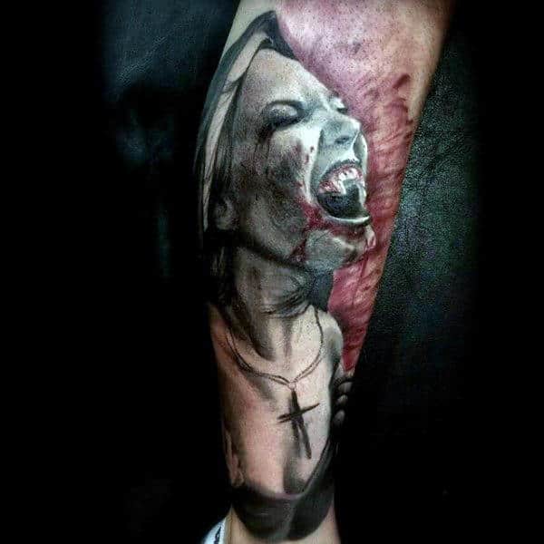 Forearm Vampire Tattoos Designs For Guys