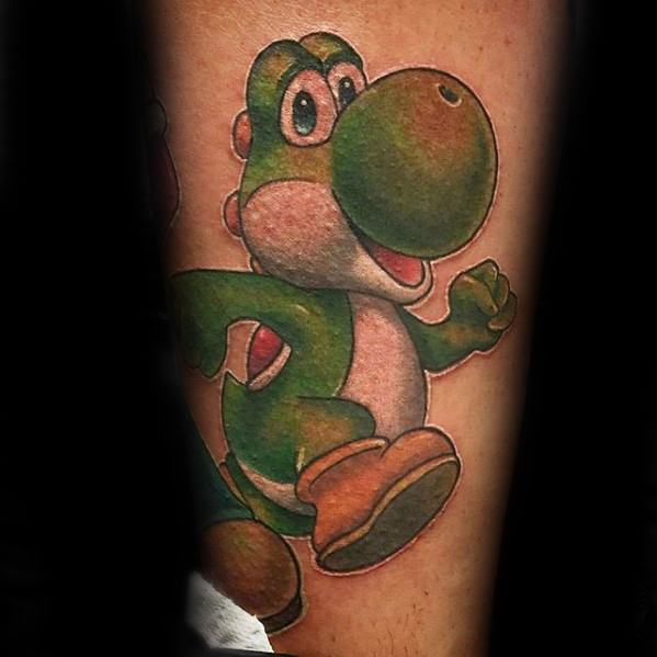 Forearm Yoshi Tattoos Men