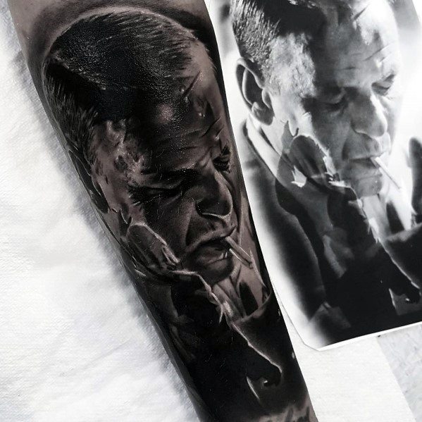 Frank Sinatra Tattoos For Gentlemen Forearm Sleeve