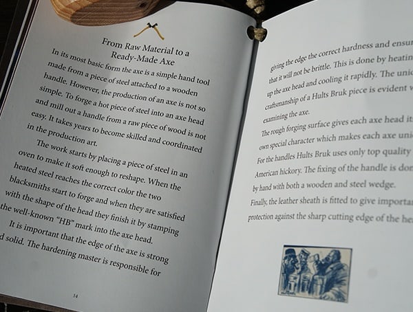 From Material To Reader Made Axe Hults Bruk Process