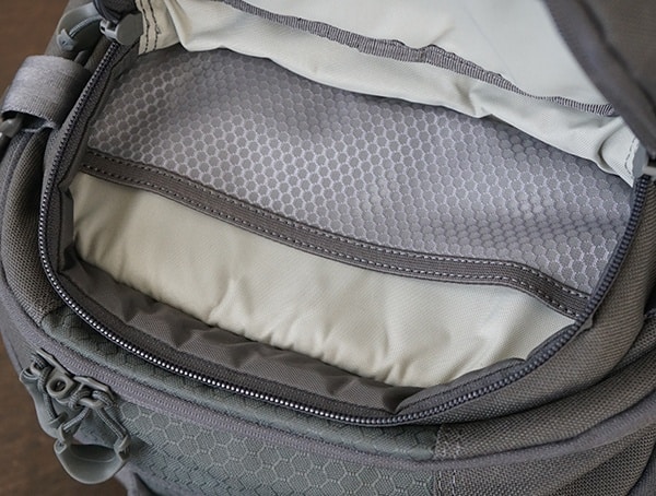 Front Exterior Zippred Compartment Open Maxpedition Riftblade Backpack