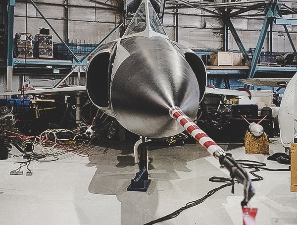 Front Noise Intake View Wings Over The Rockies Museum Military Fighter Jet