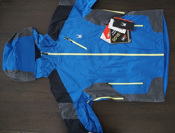 Front View Spyder Eiger Gtx Shell Jacket For Men