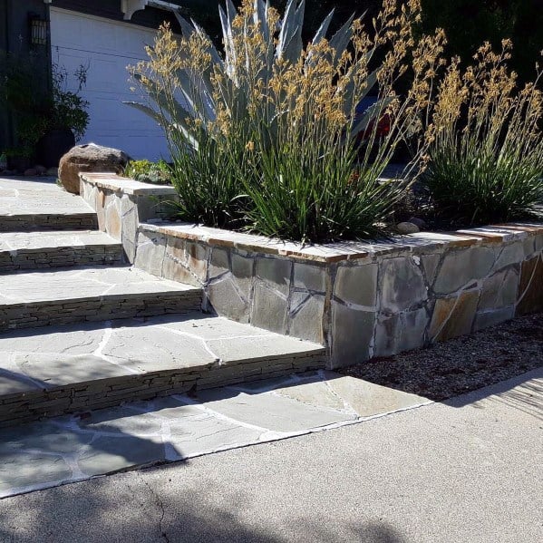 flagstone stairway steps 