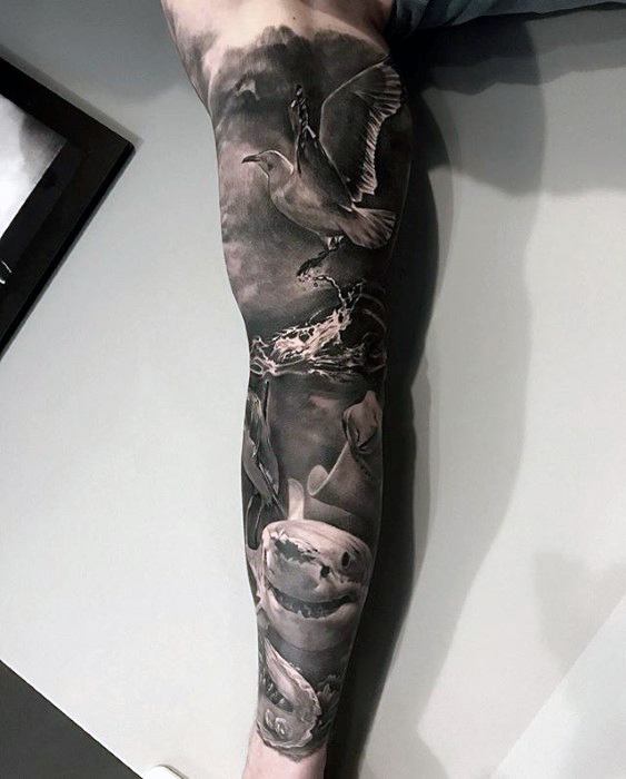 Full Arms Leeve Cool Greatest Tattoo Design Ideas For Male