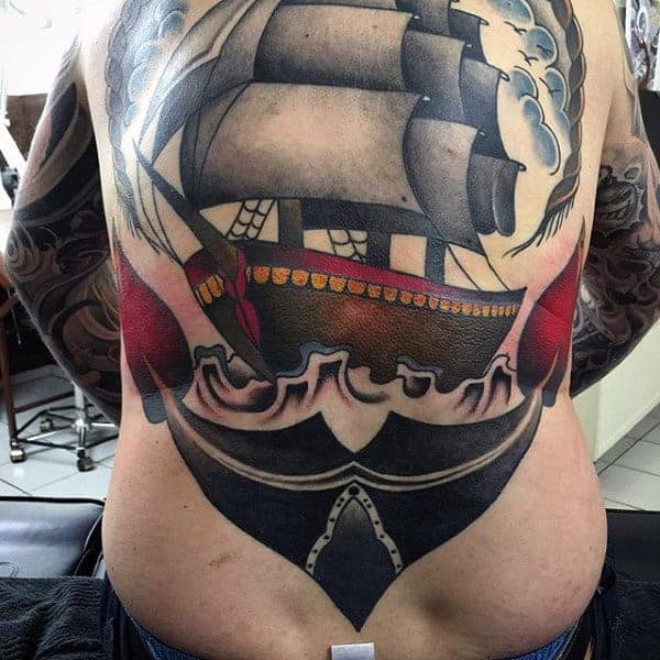 full-back-guys-ship-with-anchor-traditional-tattoo-designs
