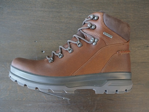 Full Grain Leather Ecco Rugged Track Gtx Hi Boots For Men