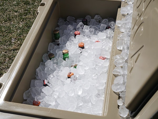 Full Of Ice Cubes Orca Coolers