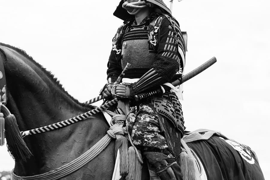 fully equipped samurai
