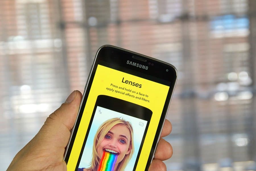 funny snapchat on mobile app
