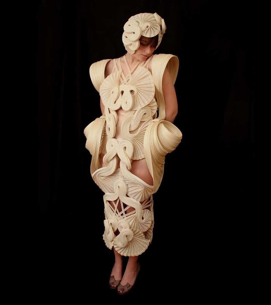 Futuristic fashion odd shapes and innovative styles outfit