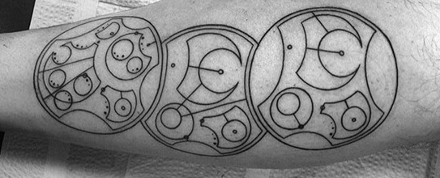 Gallifreyan Tattoo Designs For Men