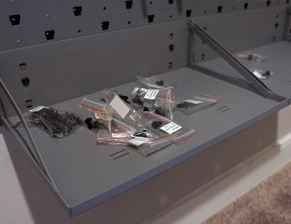 gallow tech included screws for mounting firearms to wall