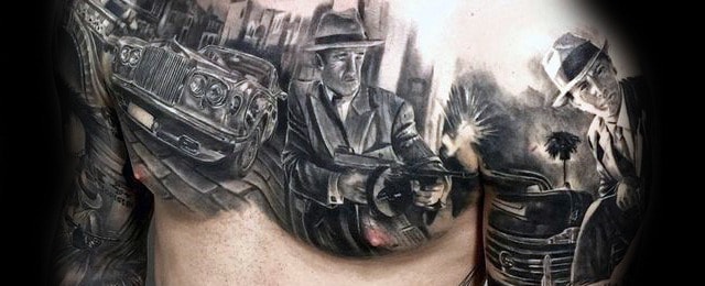 Gangster Tattoos For Men
