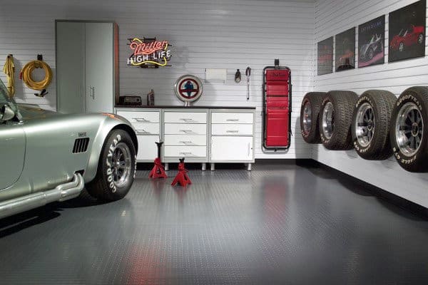 wall-mounted tire storage 