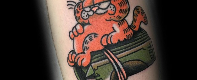 Garfield Tattoo Ideas For Men