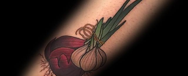 Garlic Tattoo Ideas For Men