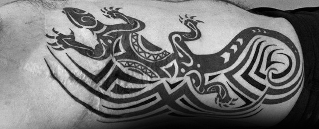 Gecko Tattoo Designs For Men