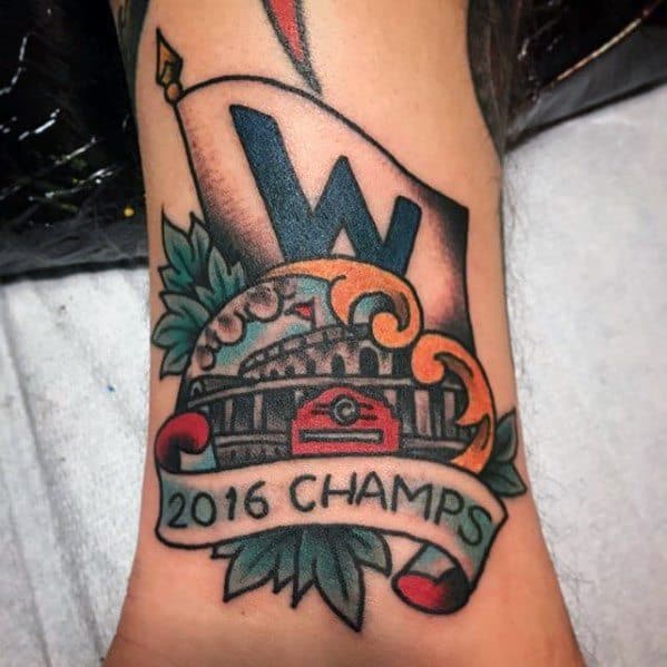 Gentleman With Chicago Cubs Wrist Tattoo