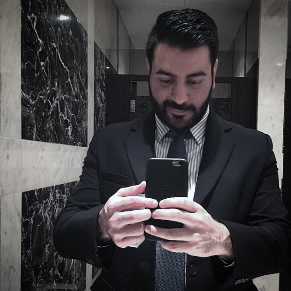 Gentleman With Classy Beard Design Style