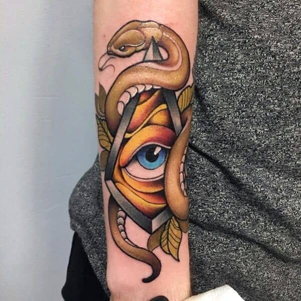 gentleman-with-neo-traditional-snake-tattoo