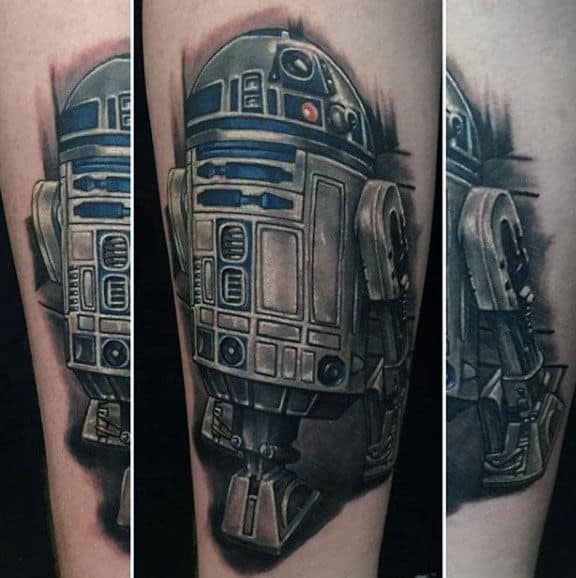 Gentleman With Rd2d Forearm Tattoo