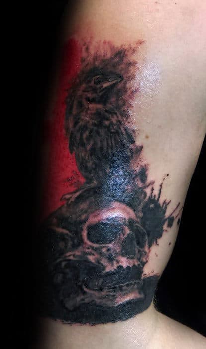 Gentleman With Trash Polka Expendables Arm Tattoo