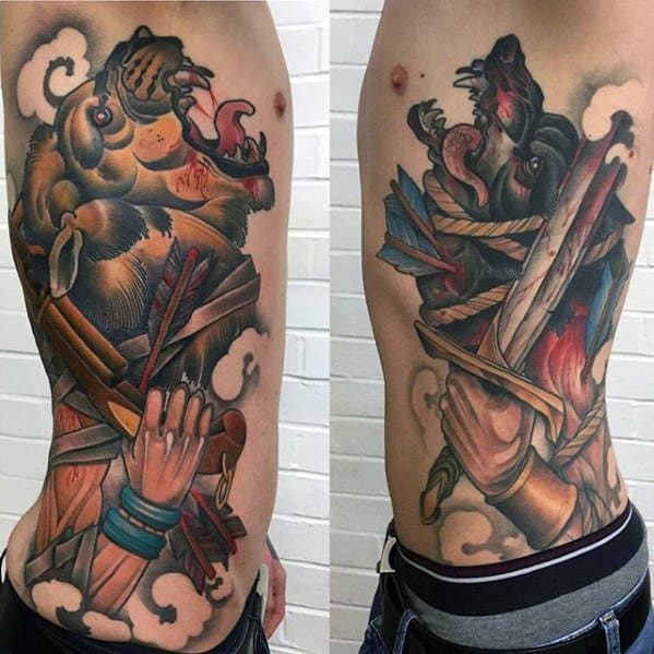 Gentlemens Game Of Thrones Tattoo Ideas Rib Cage Side