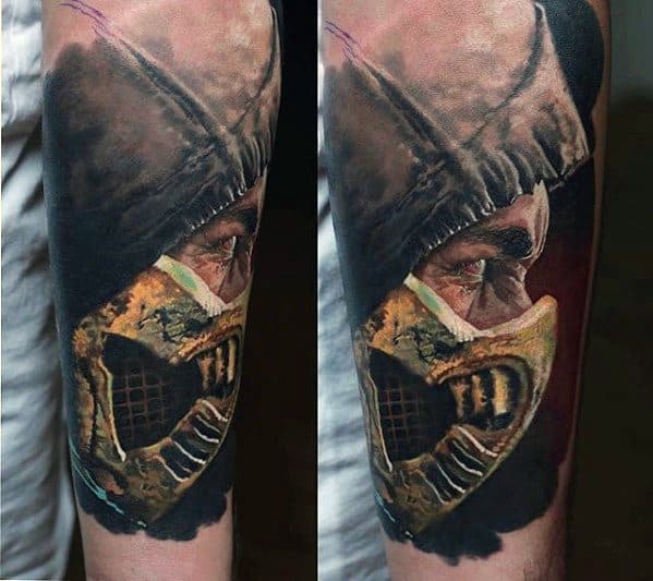 Gentlemens Gamer 3d Arm Tattoo Ideas