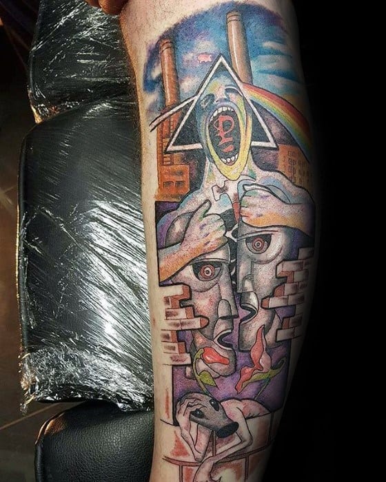 Gentlemens Leg Pink Floyd Tattoo Ideas