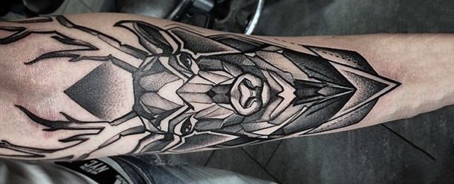 Geometric Animal Tattoo Designs For Men