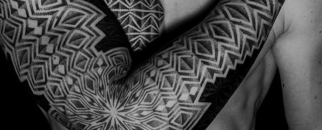 Geometric Tattoo Sleeve Designs For Men