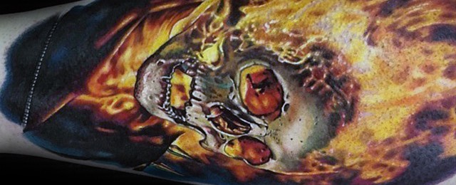 Ghost Rider Tattoo Designs For Men