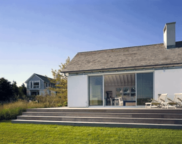 full-width deck steps 