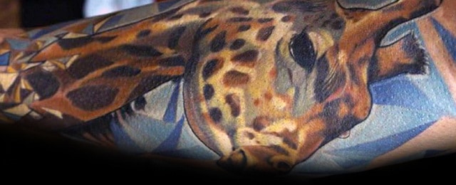 Giraffe Tattoo Designs For Men