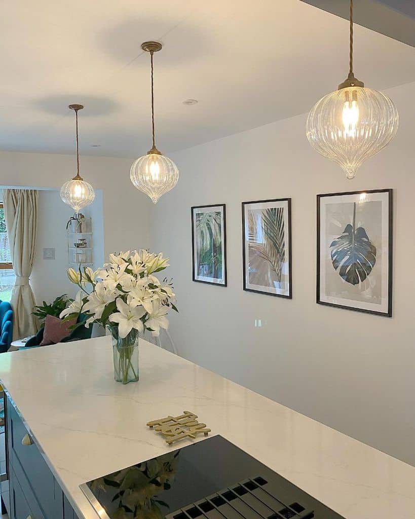 unique hanging glass pendant lights framed wall art