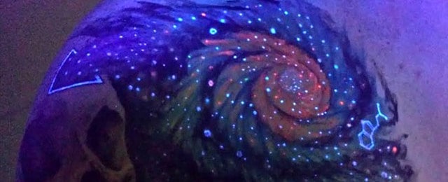 Glow In The Dark Tattoos For Men Uv Black Light Ink