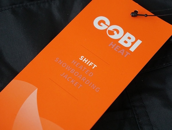 Gobi Heat Shift 5 Zone Heated Snowboard Jacket For Men Tag