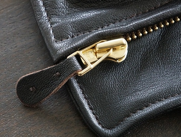 Gold Main Center Chest Zipper Cockpit Usa G 1 Flight Jacket For Men