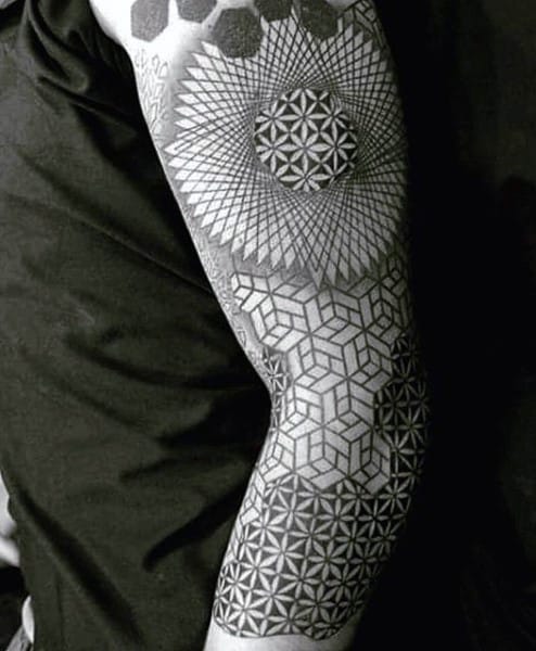 Golden Ratio Tattoo For Men Sleeve