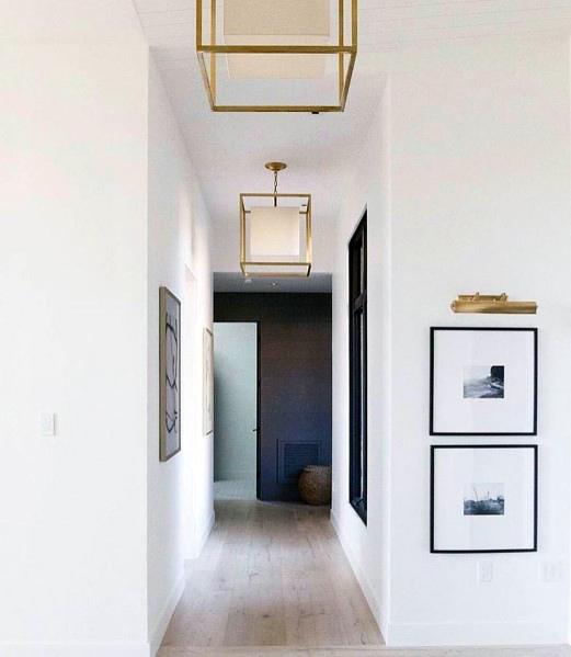 Good Ideas For Hallway Lighting Gold Chandeliers