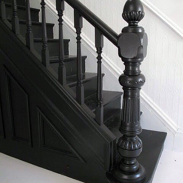 dark wood stairs 
