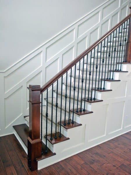 traditional stair trim