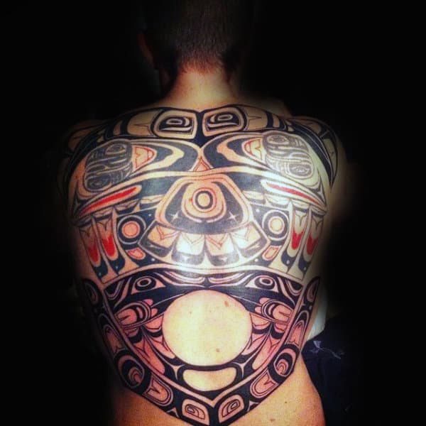 Gorgeous Haida Tattoo Male Full Back