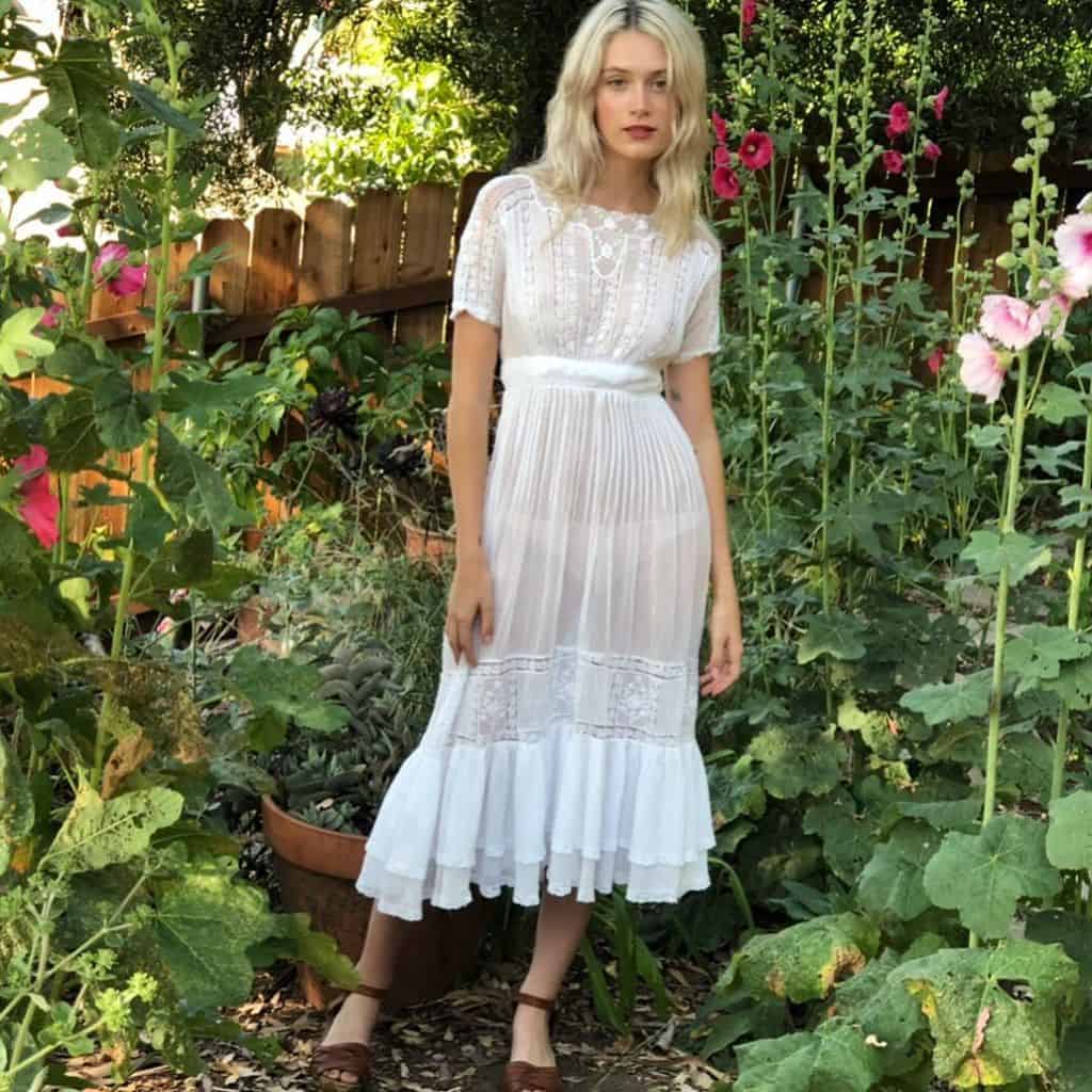 Gorgeous White Victorian Dress
