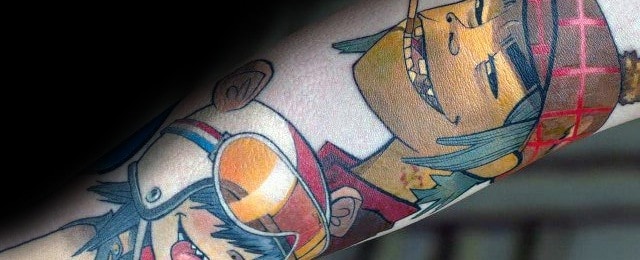 Gorillaz Tattoo Designs For Men