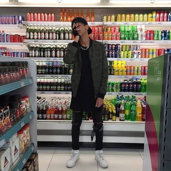 Goth Man Grunge Outfit