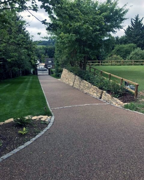 Gravel Driveway Ideas With Stone Edging